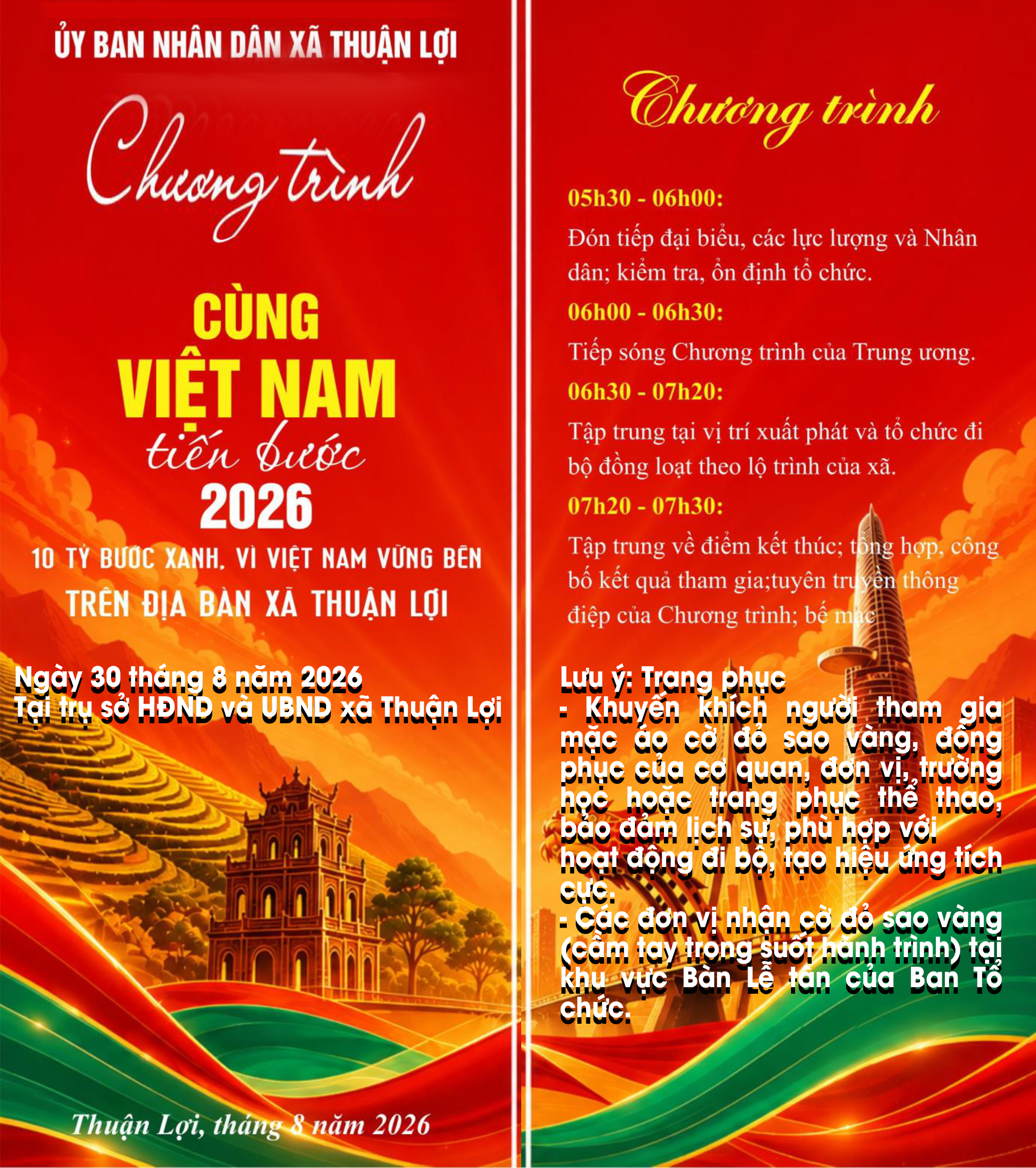 ĐI BỘ VIỆT NAM CÙNG TIẾN BƯỚC